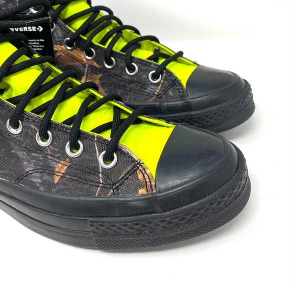 Converse Shoes Women's 169364C CHUCK 70 GTX High Black Lemon Venom Egret Canvas - Picture 3 of 9